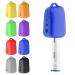 8 Packs Toothbrush Covers Lapfoon Silicone Toothbrush Covers Caps for Electric Toothbrush & Manual Totthbrush