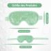 NEWGO Cooling Eye Mask - Reusable Hot Cold Therapy Gel for Puffy Eyes, Migraine, Dark Circles - Green 2PCS - Buy Online on GoSupps.com