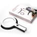 Magnifiers Folding Portable Desktop Repair Magnifier 6 Times 10 Times Large Mirror with LED Lights - Buy Online on GoSupps.com