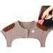 FACYNDE Warm Shoulder Wrap for Women | Comfortable Neck Wrap for Breastfeeding | Thicker Collarless Design | Safe & Cozy in Air-Conditioned Rooms - Red-Brown - Buy Online on GoSupps.com
