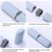 3 Pack Travel Toothbrush Case - Portable Plastic Toothbrush Holder for Camping & Business Trips - Buy Online on GoSupps.com