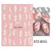 5D Spring Flower Nail Art Stickers - 4 Self-Adhesive Decals | JMEOWIO Floral Design for Women & Girls | International Shipping Available - Buy Online on GoSupps.com
