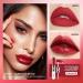KQueenest Matte Liquid Lipstick & Clear Gloss Mirror | Long Lasting High-Pigment Burgundy Dual Ended Lip Color - Superstay 24 Hour Non-Sticky Lip Stain #128 - Buy Online on GoSupps.com