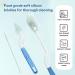 YUXES Silicone Bottle Brush Set - Rotatable Long Handle, 3 Piece Cleaner for Teats, Milk, and Water Bottles (Blue - 360 Spin) - BB1213 - Buy Online on GoSupps.com