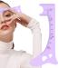 ulapithi Eyebrow ruler eyebrow stencil for women eyeliner quick eye makeup tool eyebrow shaping help Purple