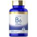 Carlyle Vitamin B6 | 25mg | 250 Tablets | Vegetarian Non-GMO & Gluten Free Supplement