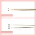 TDANCE Golden-T3 Fiber Tip Curved Lash Tweezers for Eyelash Extensions - Stainless Steel Volume Tweezers (1Pcs) - Buy Online on GoSupps.com