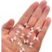 100pcs/bag Crystal Bows Nail Charm Bowknot 3d Nail Art DIY Bows Nails Jewelry Bowknot Nail Art Decals Bowknot Nail - Buy Online on GoSupps.com