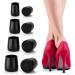 Sibba High Heel Protectors 8 Pairs Black - Anti-Slip Stiletto Heel Stoppers for Outdoor Events - 4 Sizes XS, S, M, L - Buy Online on GoSupps.com