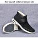 Women's Edema Shoes - Wide Fit Slip-On Sneakers for Diabetics & Swollen Feet Lightweight & Breathable - Size 12 Black - Buy Online on GoSupps.com