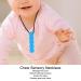 5pcs Soft Block Shaped Teething Pendant Toy - Silicone Sensory Chew Necklace for Autism ADHD - Buy Online on GoSupps.com