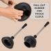 Umien Stainless Steel Toilet Brush and Plunger Set with Freestanding Canister - Modern Bathroom Cleaning Combo - Buy Online on GoSupps.com