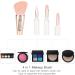 Eyeshadow Blush Uniform Coloring 4 In 1 Cosmetic Brush Soft Hair Transparent Handle Professional Portable Elegant for Dating Party for Daily Use - Buy Online on GoSupps.com