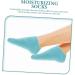 Mikinona Gel Lined Socks 2 Pairs Gel Socks Shopping Cart Foot Cotton Yarn Miss Moisturizing Gel Heel Socks 22x10x1cm - Buy Online on GoSupps.com