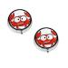 (Cartoon Crab) Round Pill Box 3 Compartment Pill Box Mini Decorative Pocket Purse Portable Travel Medicine Tablet Vitamin Holder Organizer Pill Case
