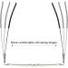 KoKoBin Mini Slim Reading Glasses - Unisex Spring Hinge Metal Visual Aid +2.50 with Case - Silver Color for Enhanced Clarity - Buy Online on GoSupps.com