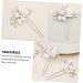 minkissy 1pc Hairpin Bridesmaid Hair Pin Flower Hair Clip Hair Fork Retro Wedding Party Headpiece Bridal Hair Jewelry Wedding Hair Clips Hair Pin for Women Hair Stick Alloy Simple - Buy Online on GoSupps.com