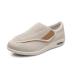 Men Lightweight Walking Mesh Breathable Diabetic Shoes Comfy Indoor Outdoor Extra House Shoes Adjustable Easy On and Off for Grandfather Grandmother Diabetic Edema Swollen Feet 9 Beige