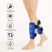 Lakuras 2 Pack Gel Ice Packs for Shin Splints Pain Relief - Reusable Hot and Cold Compress for Yoga, Hiking, Running, Walking - Buy Online on GoSupps.com