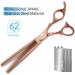 FOGOSP 7 Professional Dog Thinning Shears | Double Sided 48 Teeth Blender Scissors | 25% Thinning Rate Japan 440C (Bronze) - Buy Online on GoSupps.com