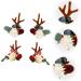 FRCOLOR 4 Pairs Reindeer Antler Hair Clip Christmas Horn Christmas Hair Bow Christmas Reindeer Hairpin Hair Clips for Kids Christmas Hair Decorations Miss Antler Hairpin Double Sided - Buy Online on GoSupps.com
