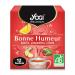 Yogi Organic Good Mood Infusion, 100% Organic Basil, Ginger and Lemon, 12 Heat Sealed Sachets without Staples, 21.5 g, 311411