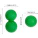 Inoomp Fascia Massage Ball Set - Muscle Relaxation Back Roll & Lacrosse Balls for Fitness & Recovery | International Shipping - Buy Online on GoSupps.com