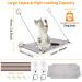 Pueikai Cat Hammock Window Perch for Large Cats | Sturdy & Space-Saving Resting Seat | Holds up to 50 lbs | Easy Assembly | Single Layer Grey - Buy Online on GoSupps.com