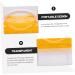 Egg Storage Box Plastic Tray Plastic Eggs Plastic Egg Holder Tray Egg Plate Travel Filling re-usable Orange 24X16.5X10CM - Buy Online on GoSupps.com