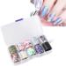 1 Nail Stickers Nail Art Decals Flower Stickers Flower Nail Decorations Applique Sixtieth Miss Boxed - Buy Online on GoSupps.com