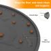 LDYOEN Dog & Cat Bowl Underlay - Waterproof Silicone Feeding Mat 48x30cm - Slip-Resistant Dark Gray - Buy Online on GoSupps.com