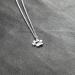 Paw Print Necklace for Women - Silver Pet Print Necklace for Dog & Cat Lovers | Memorial Gift for Daughter - Paw Necklaces - Buy Online on GoSupps.com