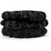 100% Mulberry Silk Thin Hair Scrunchies for Frizz Prevention, Black 3Pcs - LILYSILK - Buy Online on GoSupps.com