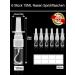 Furuising 6-Pack 10ml Nasal Spray Bottles - Transparent Reusable with 8 Blank Labels for Perfume Essential Oils & Saline Solution | International Shipping - Buy Online on GoSupps.com