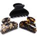 Fsmiling 3 piece of hair clip Small medium -sized hair clip women small for thin and thick hair acetate hair clips women set for women 3pack color c