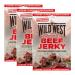 Wild West Original Beef Jerky 60g - 3 Pack | Beef Silverside Marinated Smoked & Cooked High Protein Legendary Flavour.