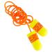 3M Ear Plugs 200/Box E-A-Rsoft SuperFit 311-1254 Corded Disposable Foam NRR 33 Drilling Grinding Machining Sawing Sanding Welding 1/Poly Bag