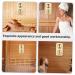 Happyyami Sauna Temperature & Moisture Meter | Thermometer & Hygrometer for Home & Outdoor Use | Sauna Barometer | Kitchen & Wall Accessories - Buy Online on GoSupps.com