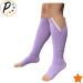 Open Toe 15-20 mmHg Compression Socks for Overnight Leg Relief - Purple S/M | International Shipping Available - Buy Online on GoSupps.com