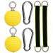 Gleavi 1 set of grip training ball climbing handles climbing up handle reinforcement door clamp ba pull-up rod attachment country mining gymnasium fitness amplifier slipproof PU