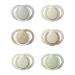 Tommee Tippee Newborn Soothers 0-2 months Matte Texture Reusable Steriliser Pod 6 units