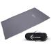 Vumos Sleeping Bag Liner and Camping Sheet  Silk Like Material for Travel - Has Full Length Zipper Gray Single
