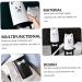 Buy STOBAZA 6 Pcs Travel Toothbrush Case - Cartoon Design Compact & Portable Toothbrush Holder Black & White (1 Pack) - Ideal for International Shipping - Buy Online on GoSupps.com