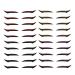 Didiseaon Didiseaon 20 Pairs of Eyeshadow Stickers Winged Eyeliner Stickers Fashionable Makeup Stickers Eye Makeup Stickers