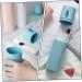 Minkissy 2-Piece Travel Toothbrush Set - Portable Toothpaste Case & Outdoor Toothbrushes - Durable & Convenient - Perfect for Travel (Blue 19x6.2cm) - Buy Online on GoSupps.com