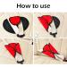 Universal Kids Car Seat Belt Adjuster | Safety Cover for Harness Strap | Shoulder Neck Positioner | Child & Adult Seat Belt Clip | Red - Buy Online on GoSupps.com