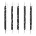 Tools Nail Liner Brush Dotting Pen - Double Ended Multifunctional Nail Brushes Miniature Painting Brushes Nail Liner Brush Dotting Pen Black