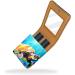 Buy Stylish Blue Watercolor Sea Turtle Lipstick Case - Leather Lip Gloss Organizer with Mirror | Mini Holder for Travel - Buy Online on GoSupps.com