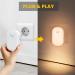 Teapd Night Light Socket with Motion Detector - 2 Pack Dimmable Warm White LED for Kids Twilight Sensor 3 Modes for Bedroom Staircase Hallway & Kitchen - Buy Online on GoSupps.com