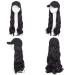 SEGO Hair Extensions with Baseball Cap - Wavy Realistic Black Wig Hairpiece | International Shipping Available - Buy Online on GoSupps.com